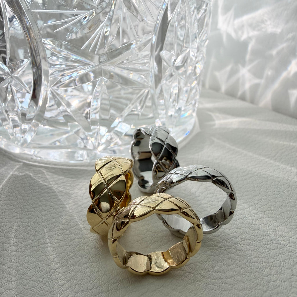 Quilted Luxe Ring