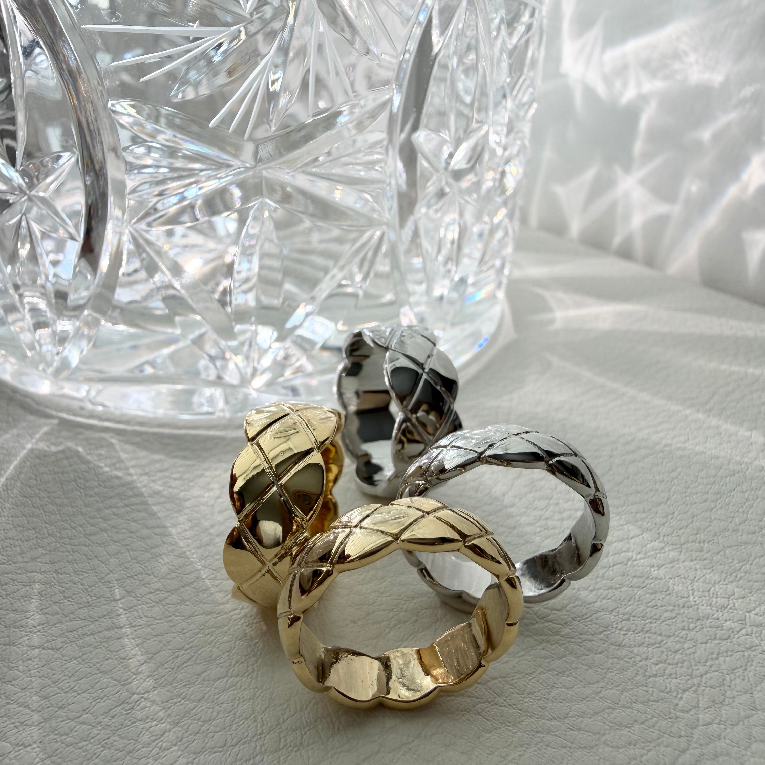 Quilted Luxe Ring