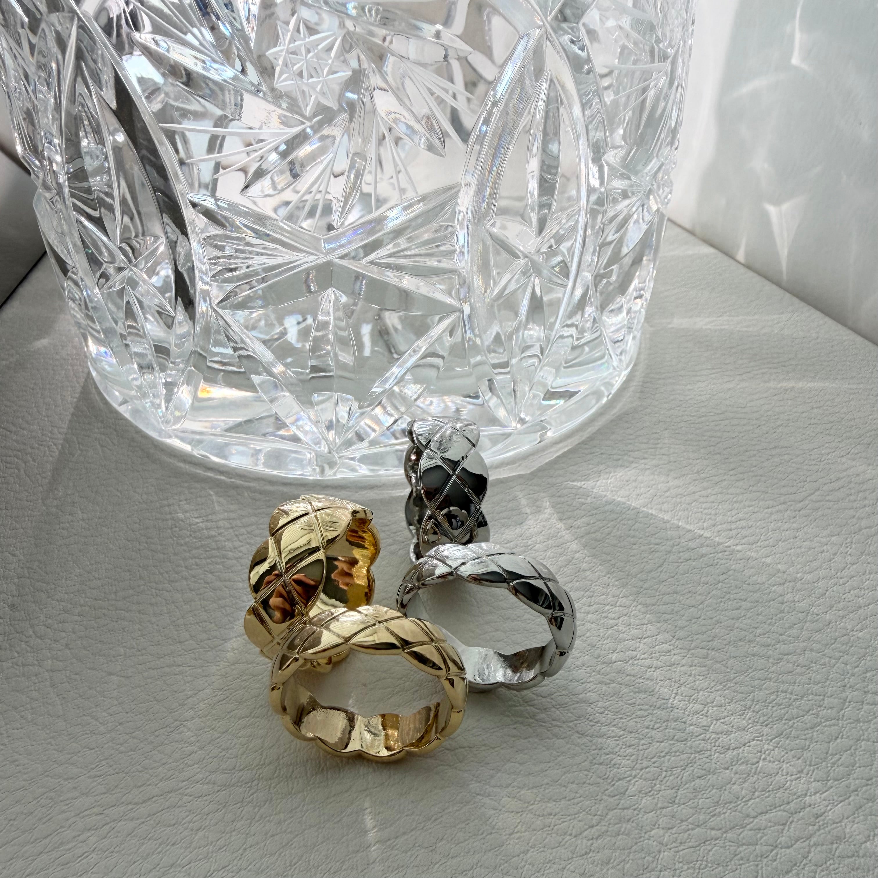 Quilted Luxe Ring