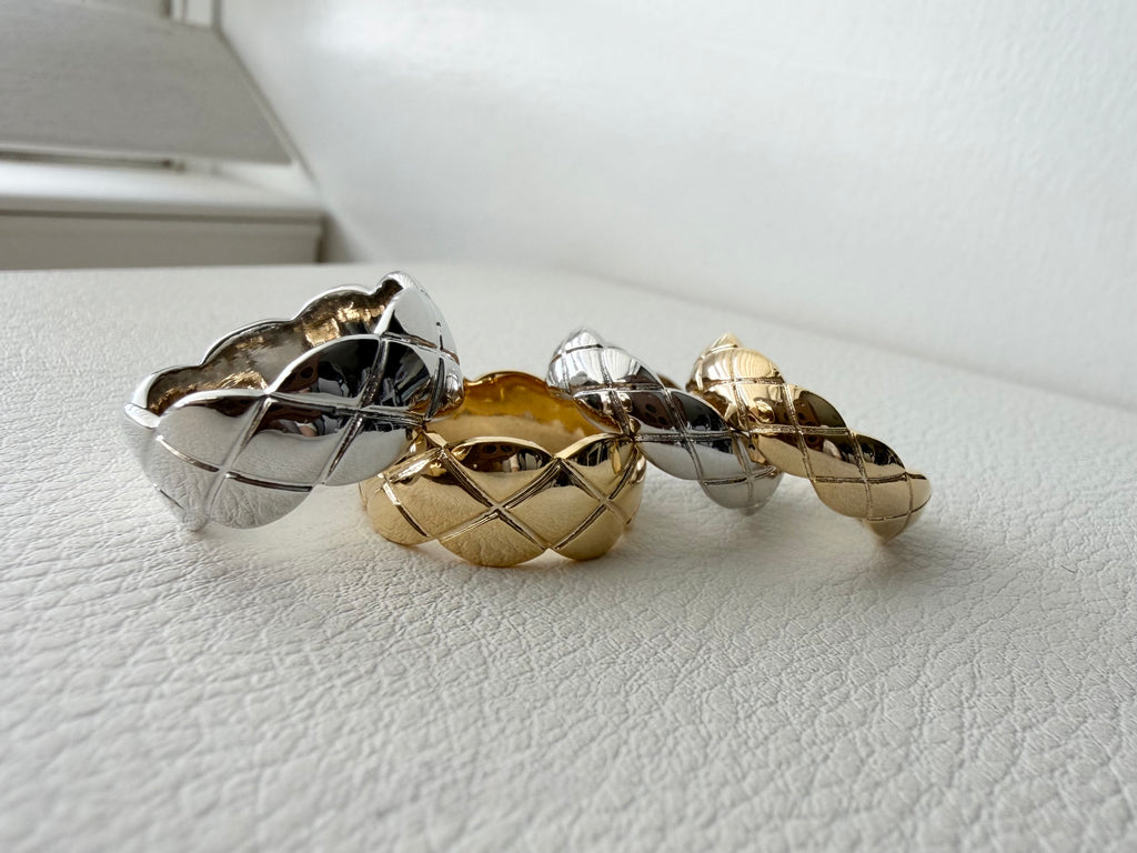 Quilted Luxe Ring