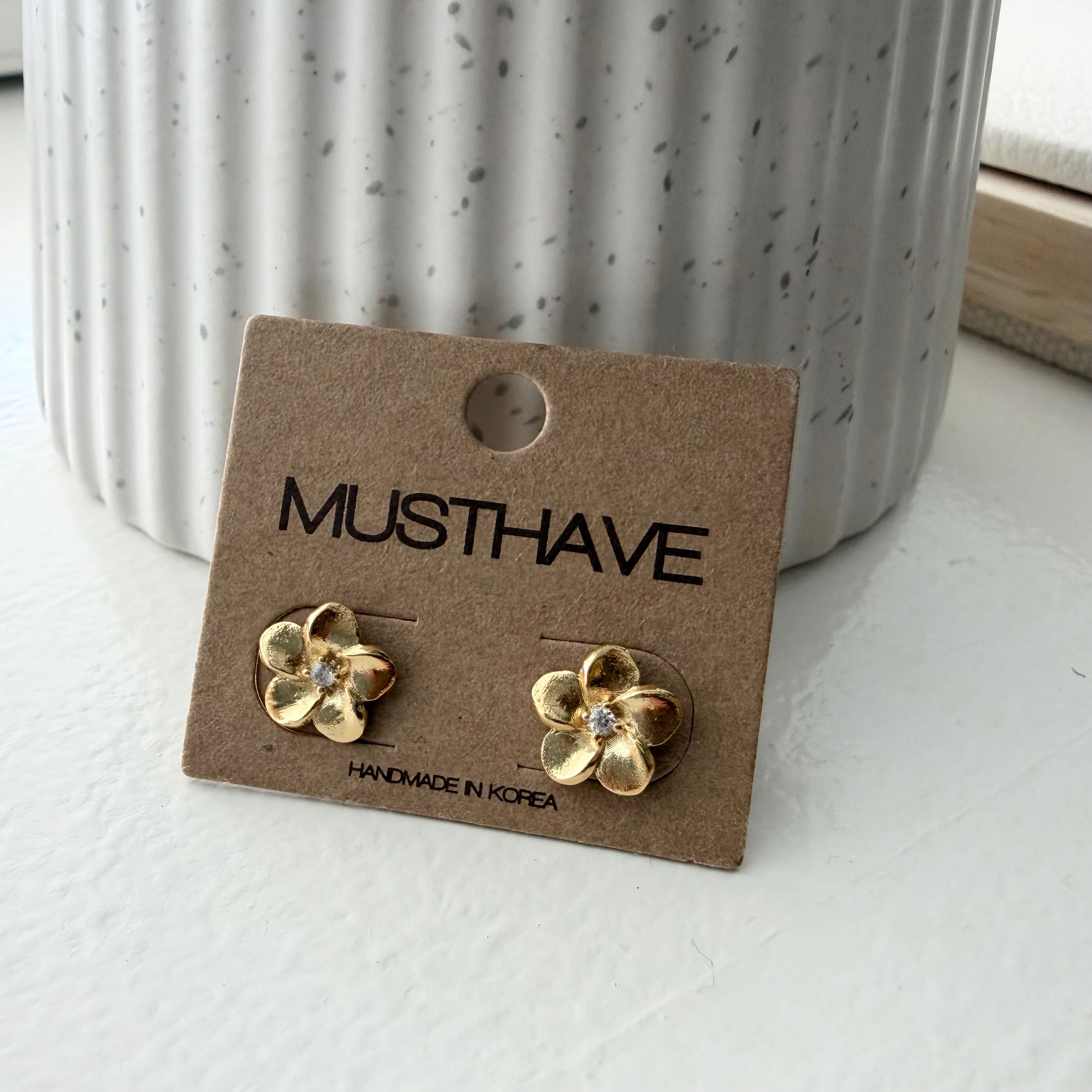 Plumeria Flower Earrings