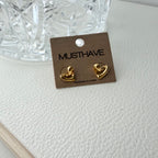 Wavy Heart Earrings