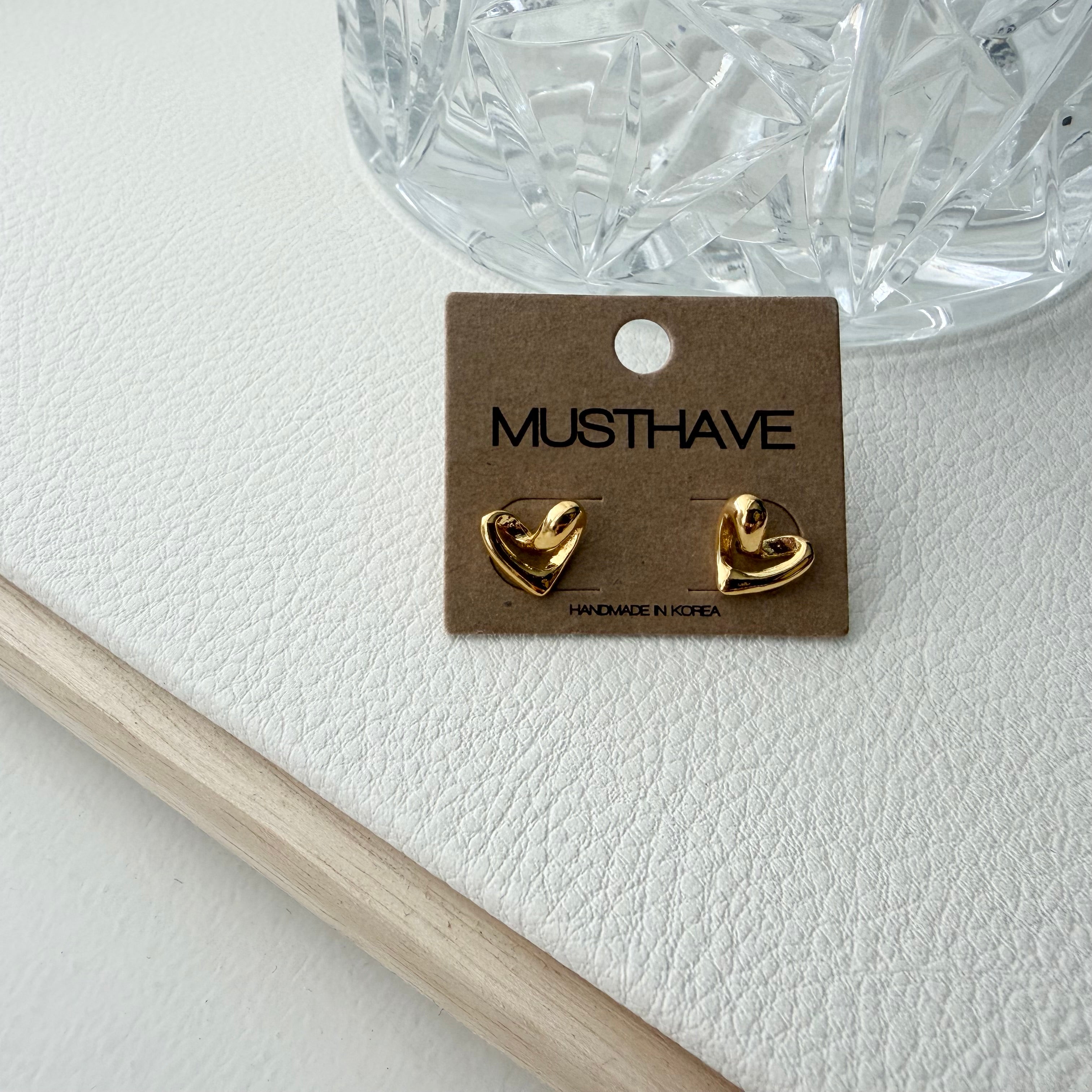 Wavy Heart Earrings