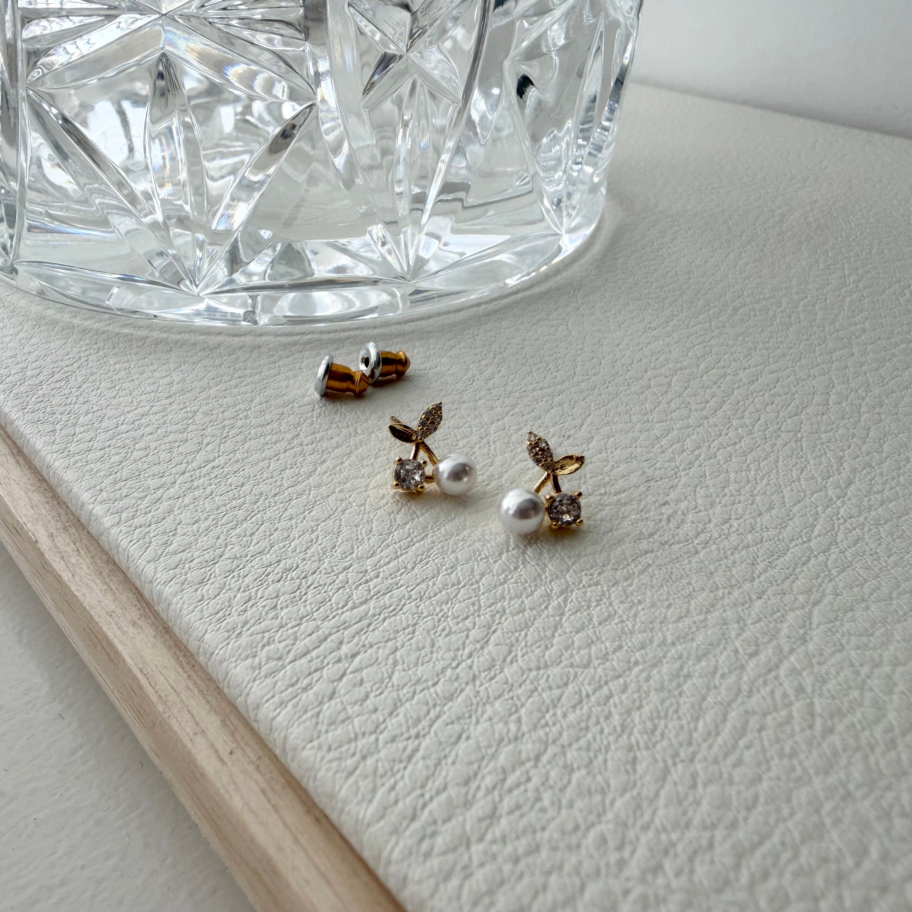 Pearl Cherry Earrings