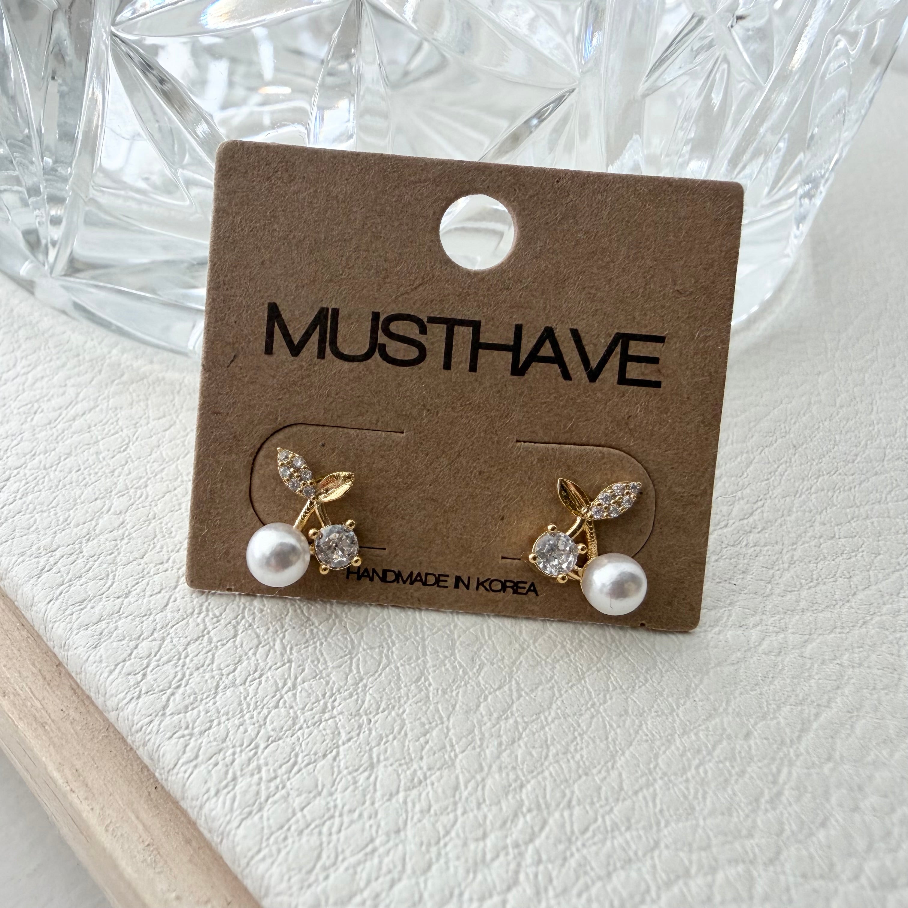 Pearl Cherry Earrings
