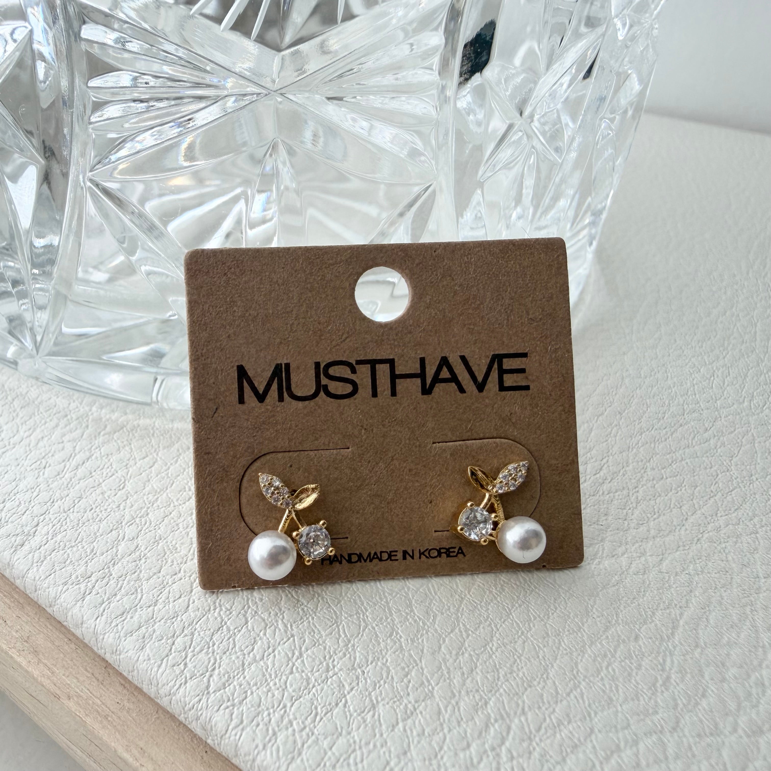 Pearl Cherry Earrings