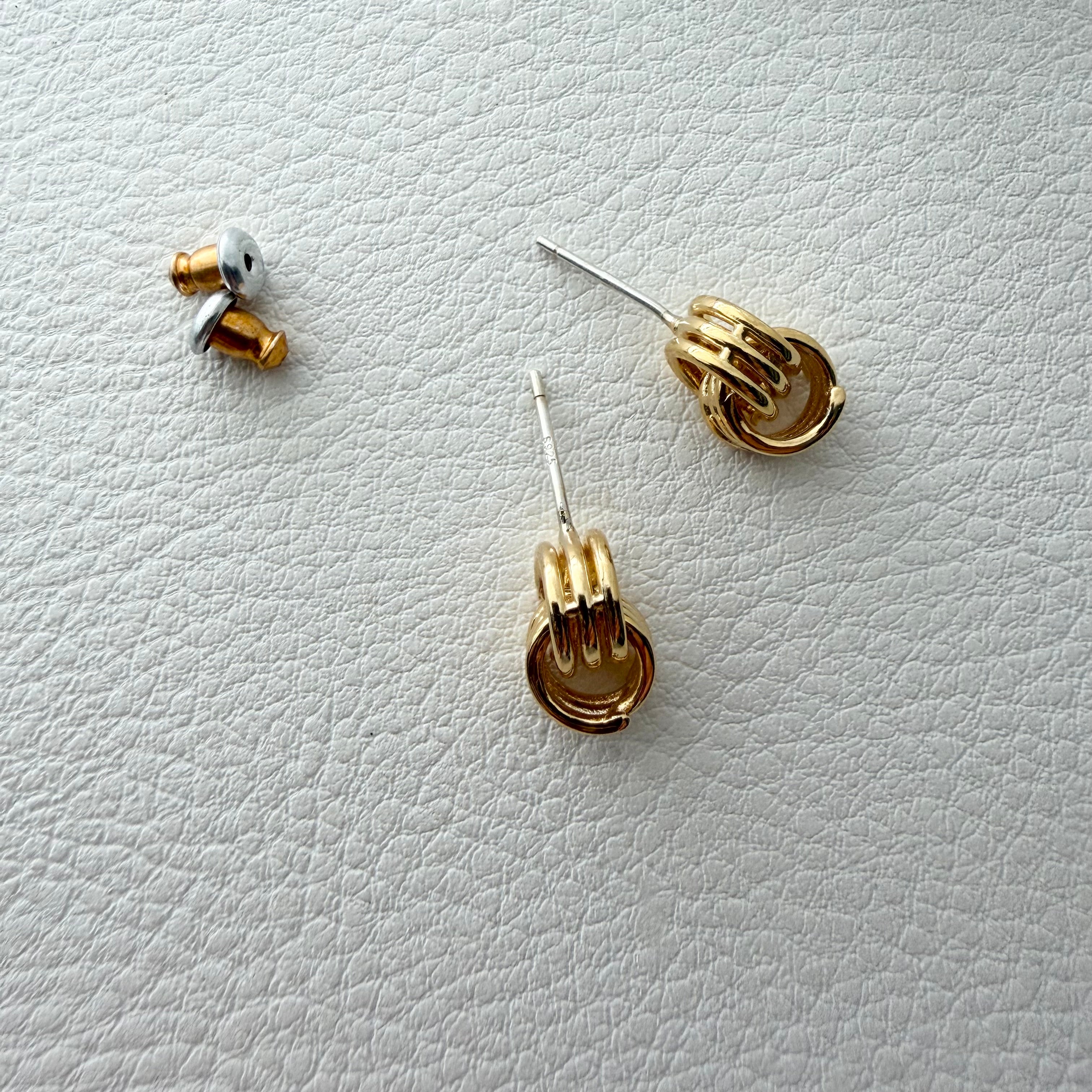 Interlocking Coil Earrings