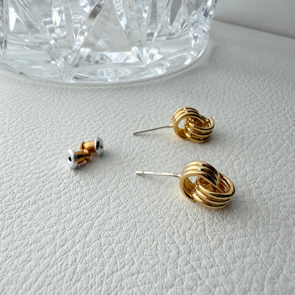 Interlocking Coil Earrings
