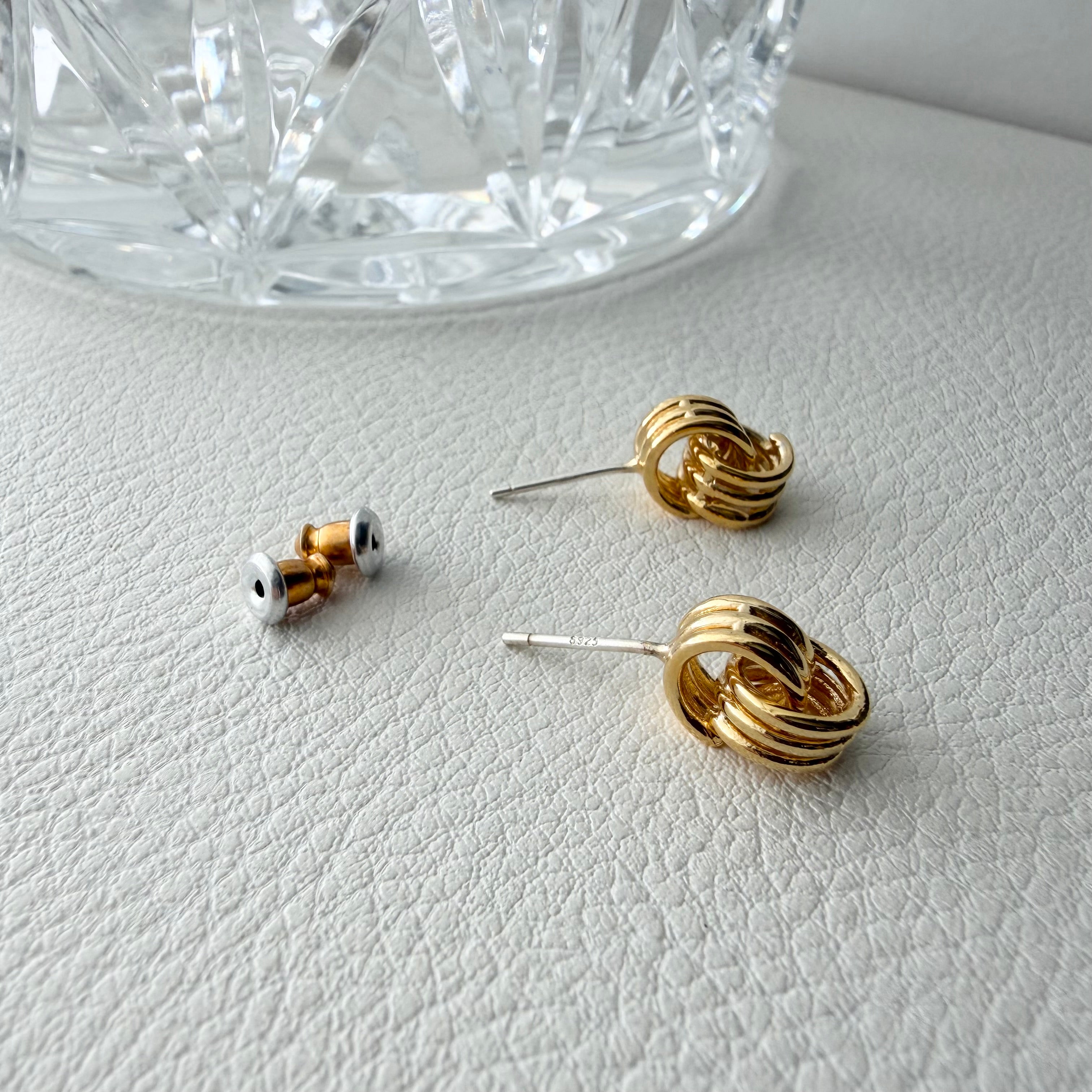 Interlocking Coil Earrings