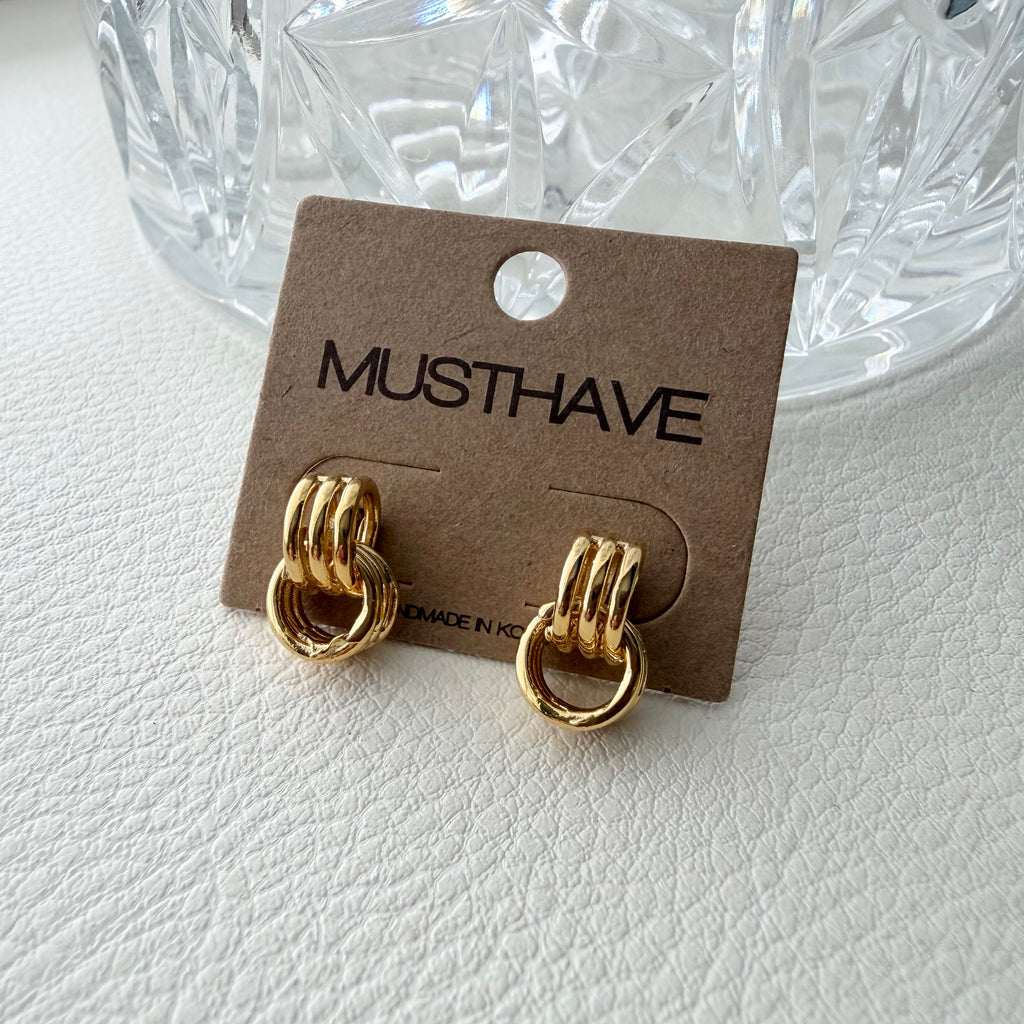 Interlocking Coil Earrings