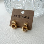 Interlocking Coil Earrings
