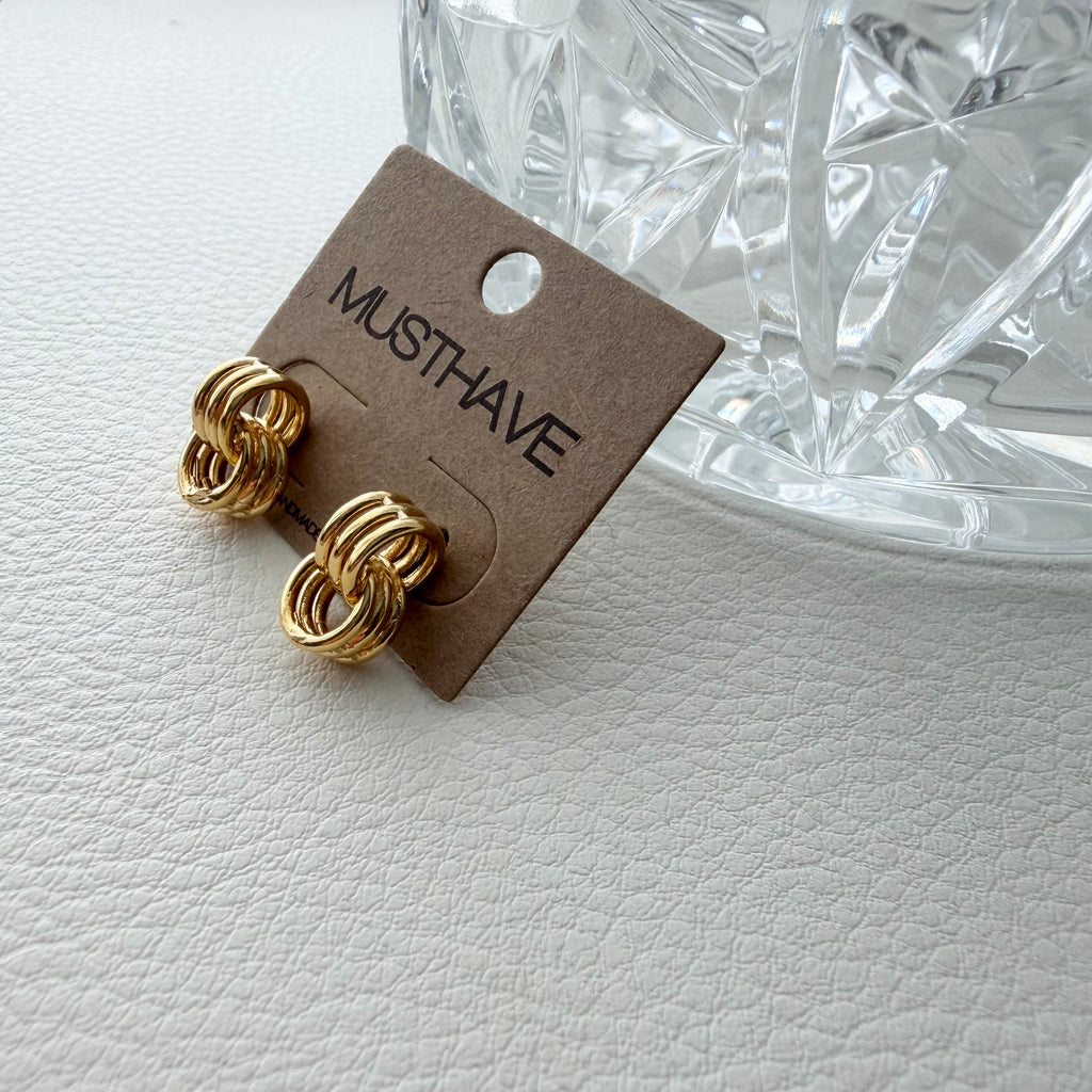 Interlocking Coil Earrings