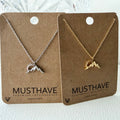 Sunrise Sunset Mountain Necklace