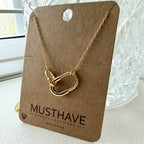 Interlocking Link Necklace