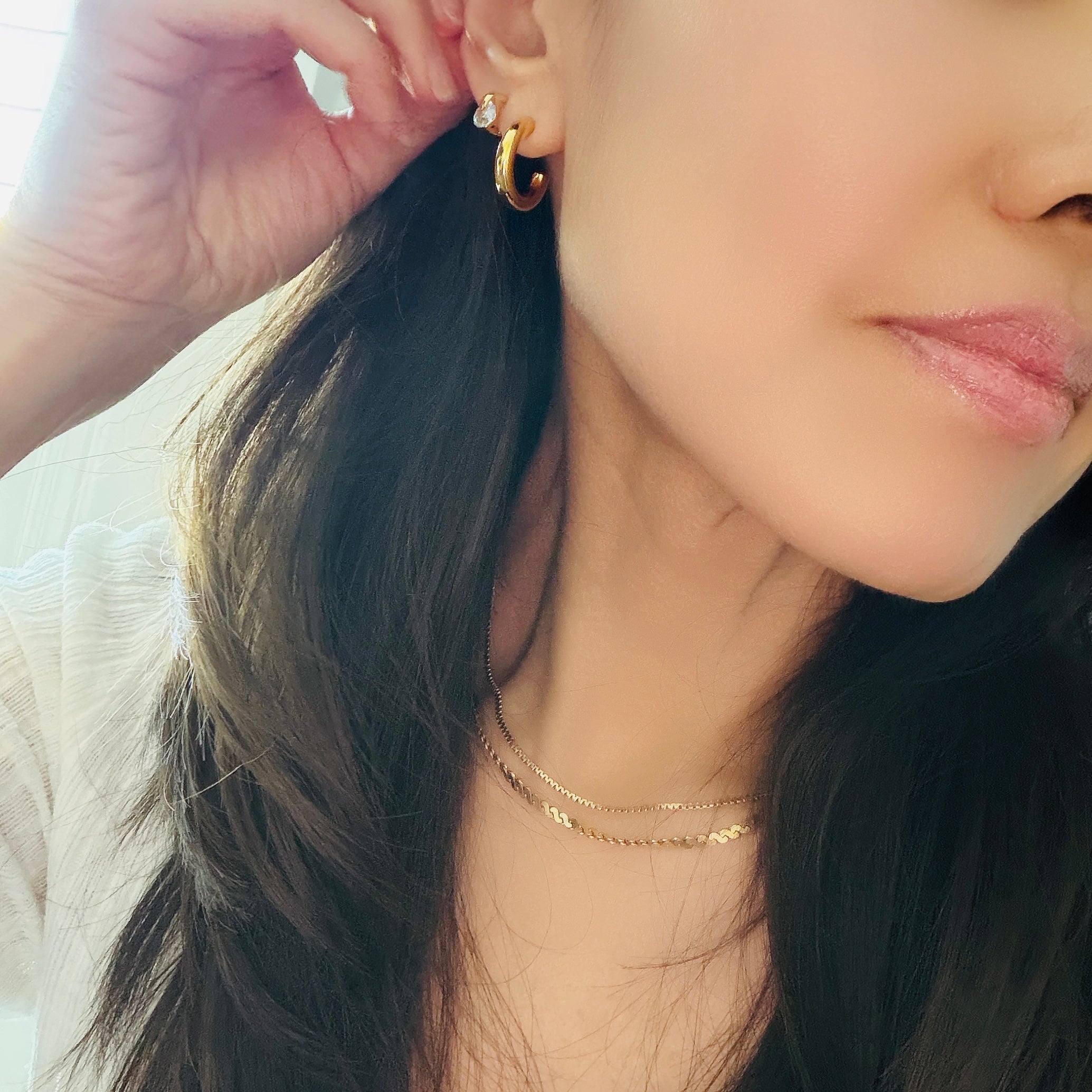 Easy Hoop Earrings