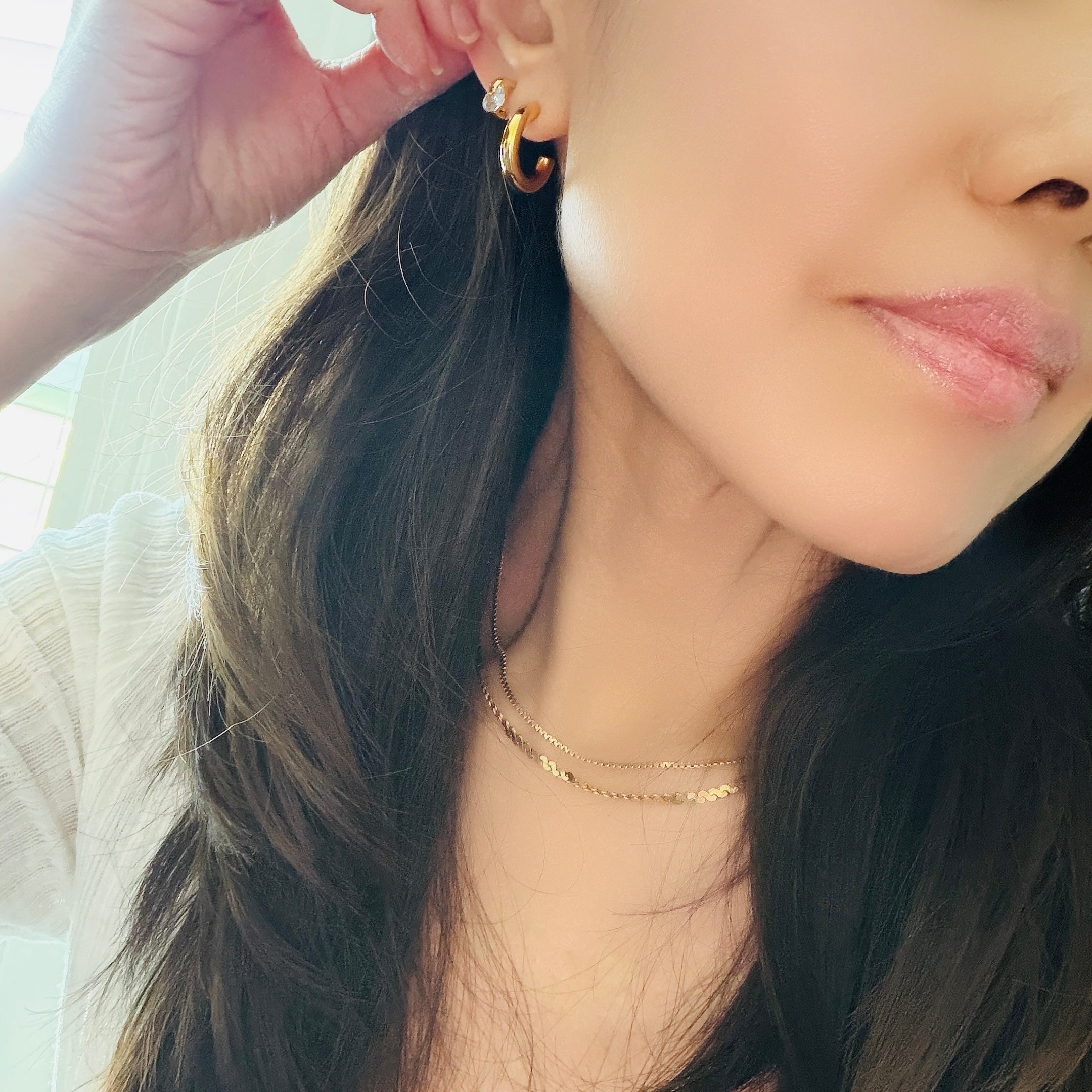 Easy Hoop Earrings