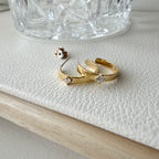 CZ Cigar Hoop Earrings