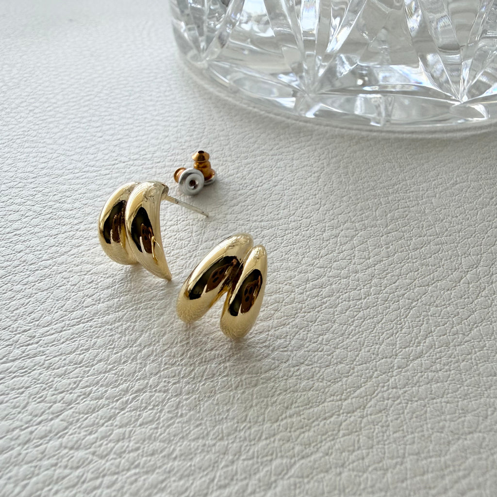 Split Dome Earrings