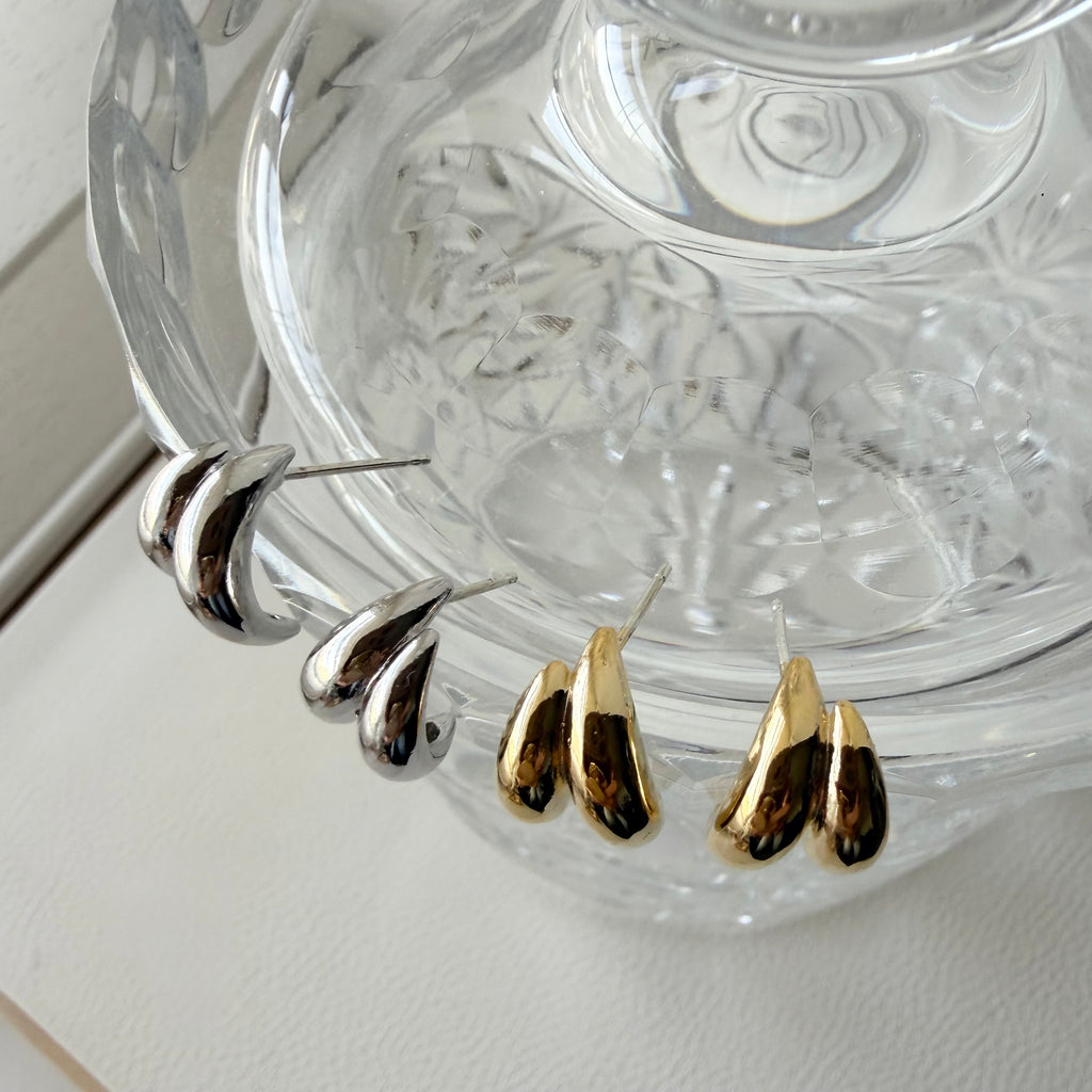 Split Dome Earrings