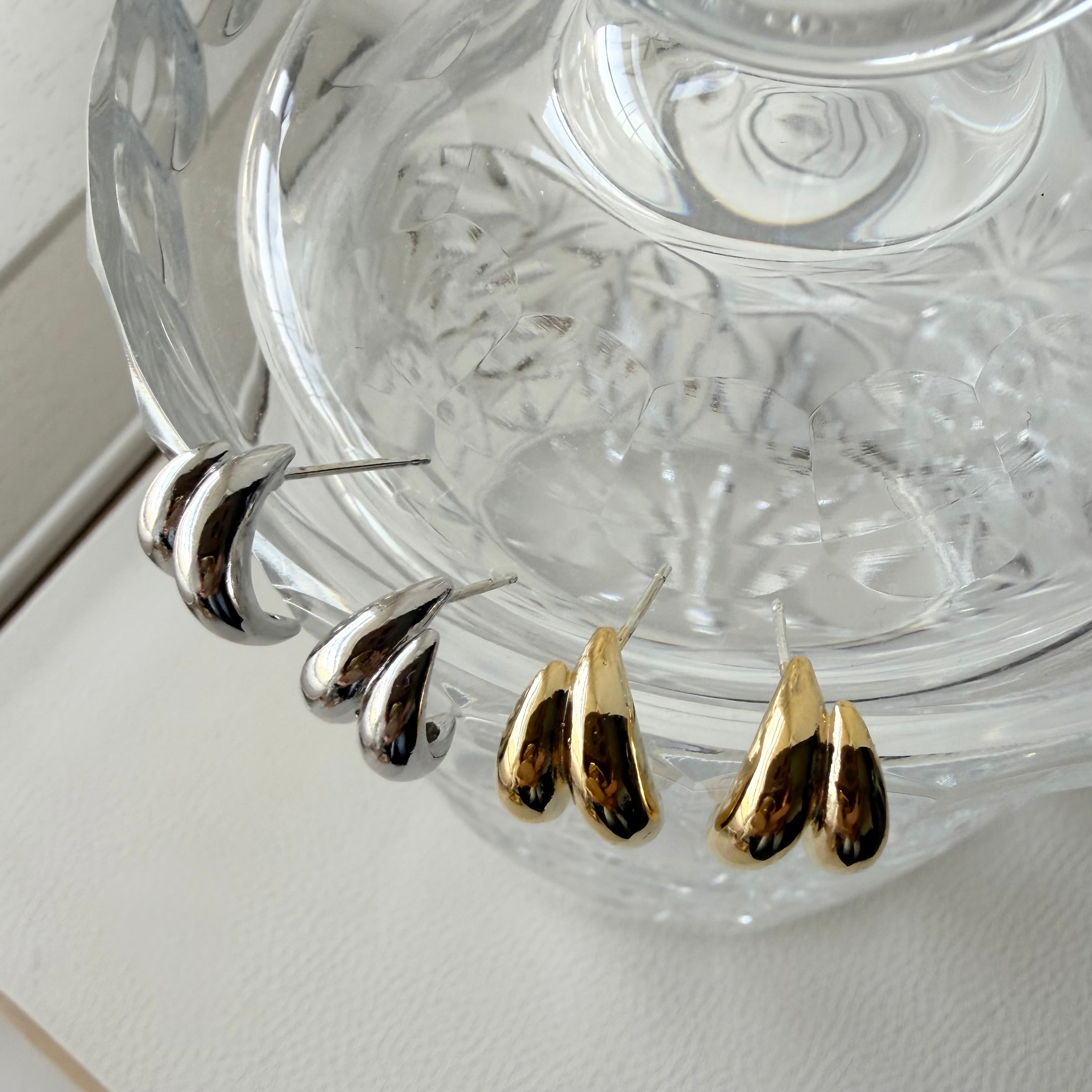 Split Dome Earrings