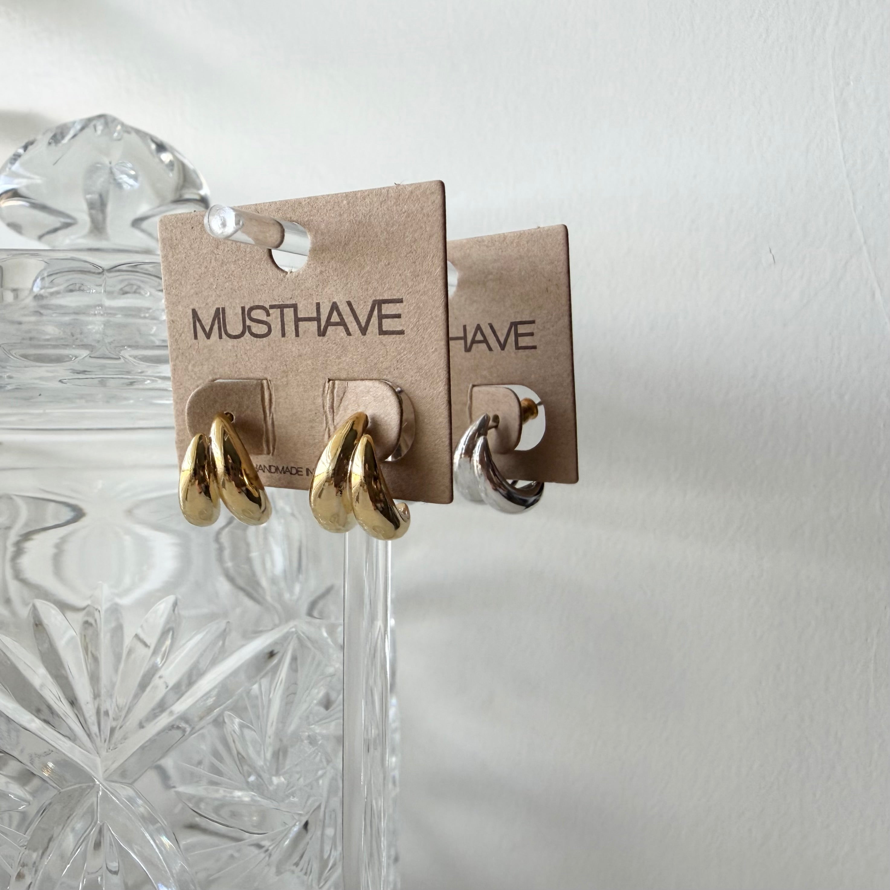 Split Dome Earrings