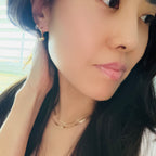 Elliptical Ball Huggie Hoop Earrings