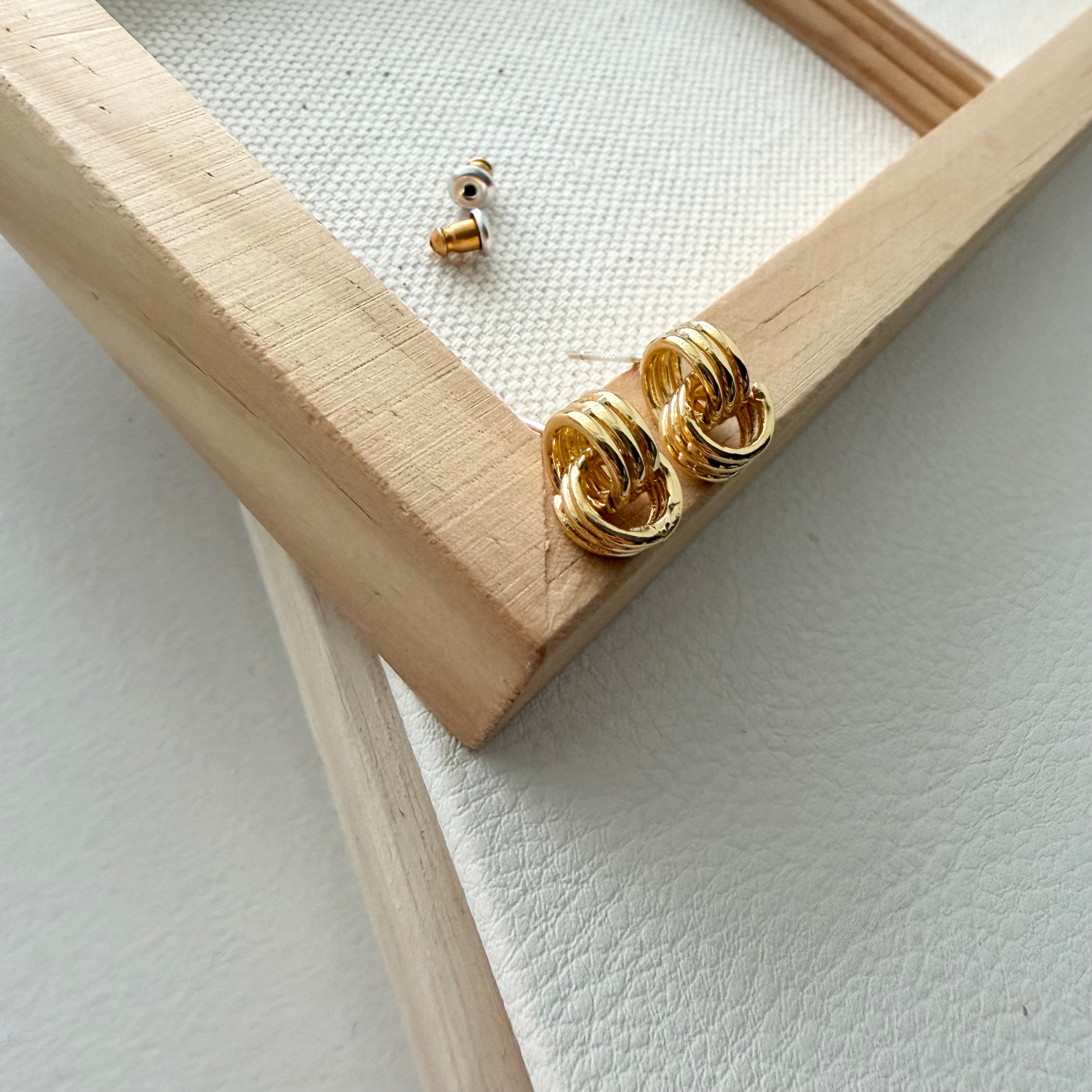Interlocking Coil Earrings