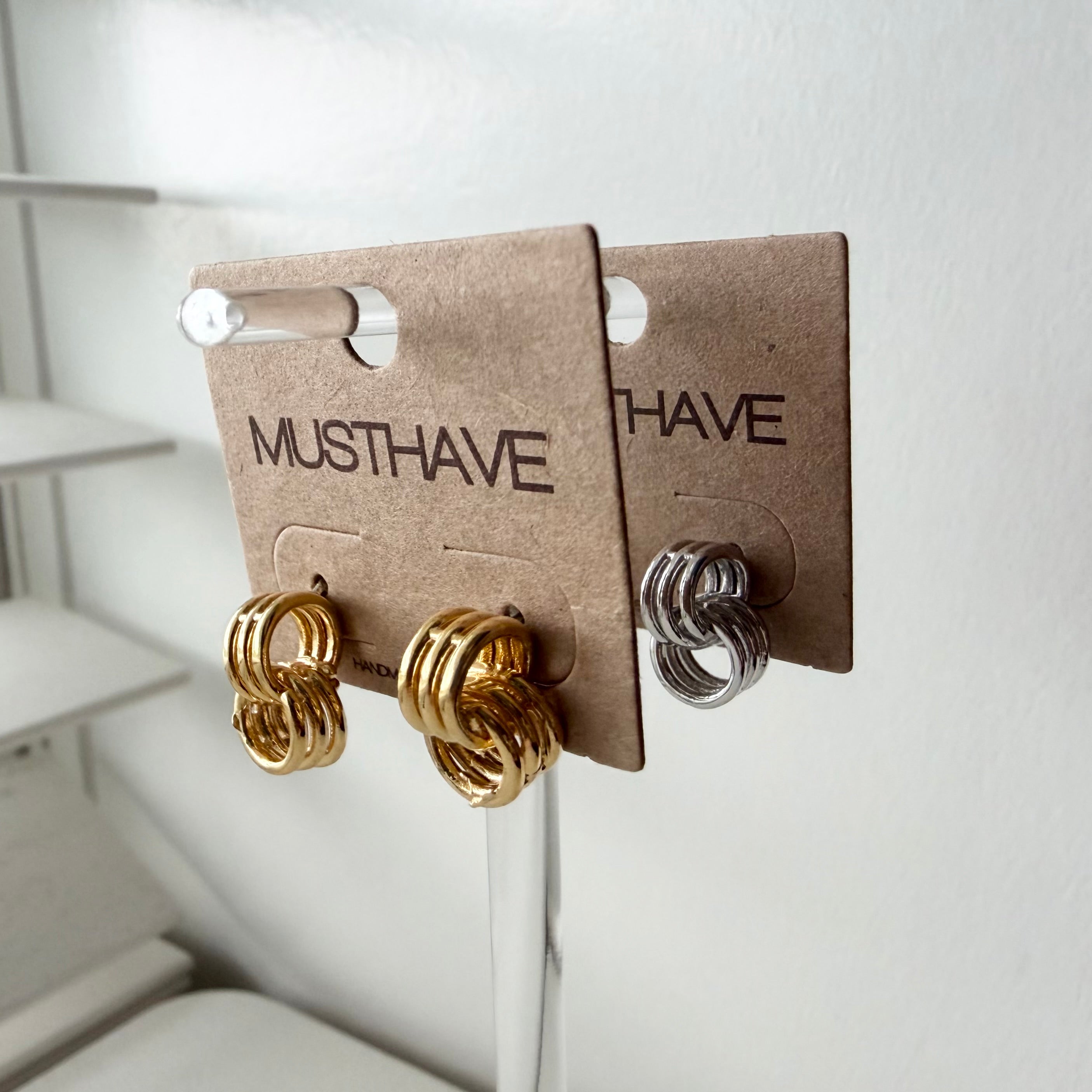 Interlocking Coil Earrings