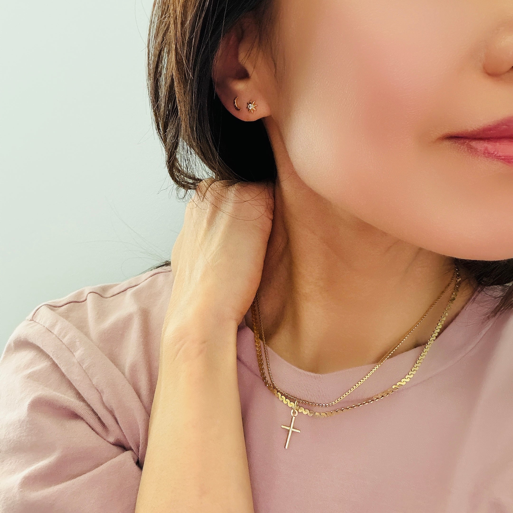 Mix-and-Match Sun and Moon Earrings