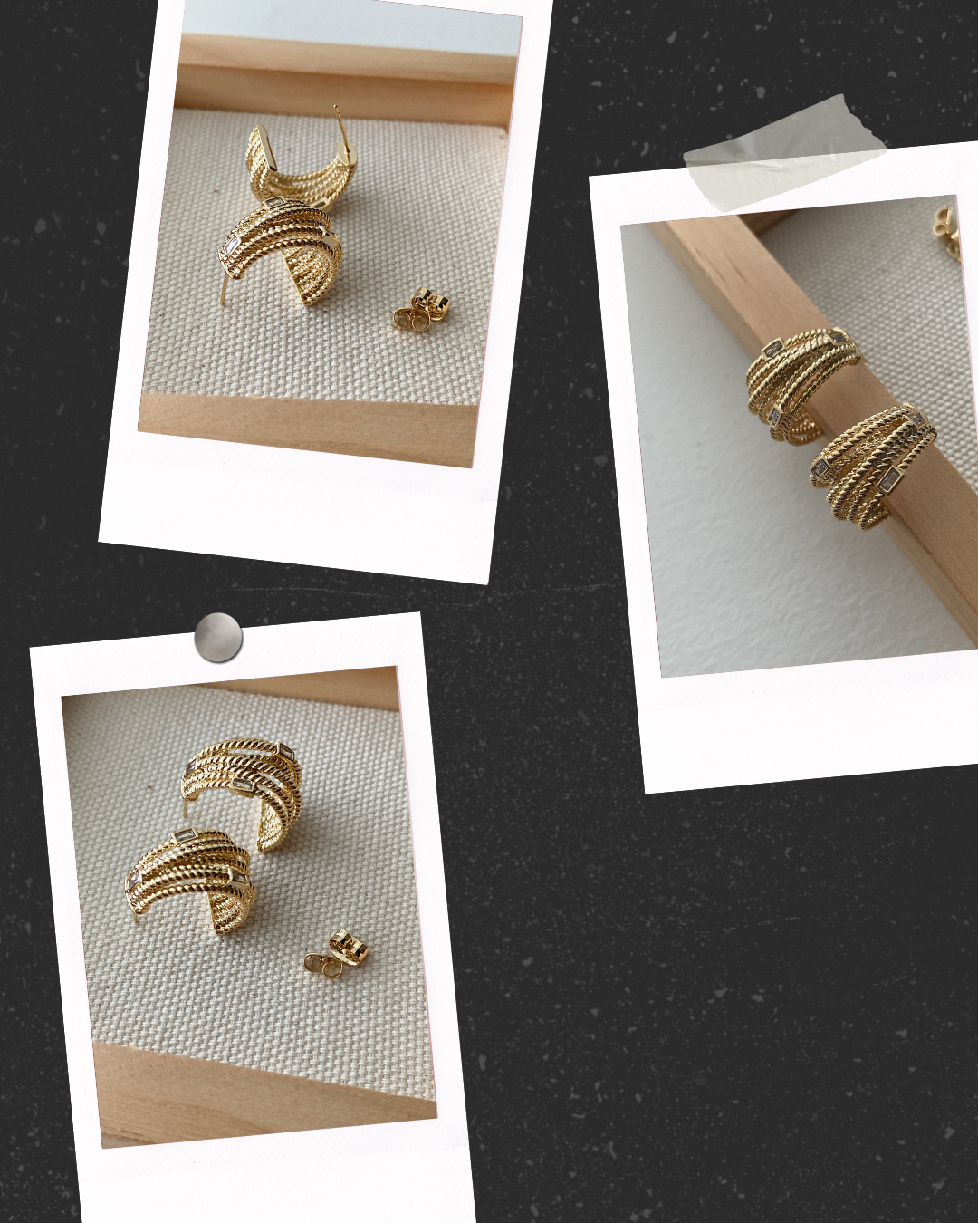 Multi Wrap Hoop Earrings