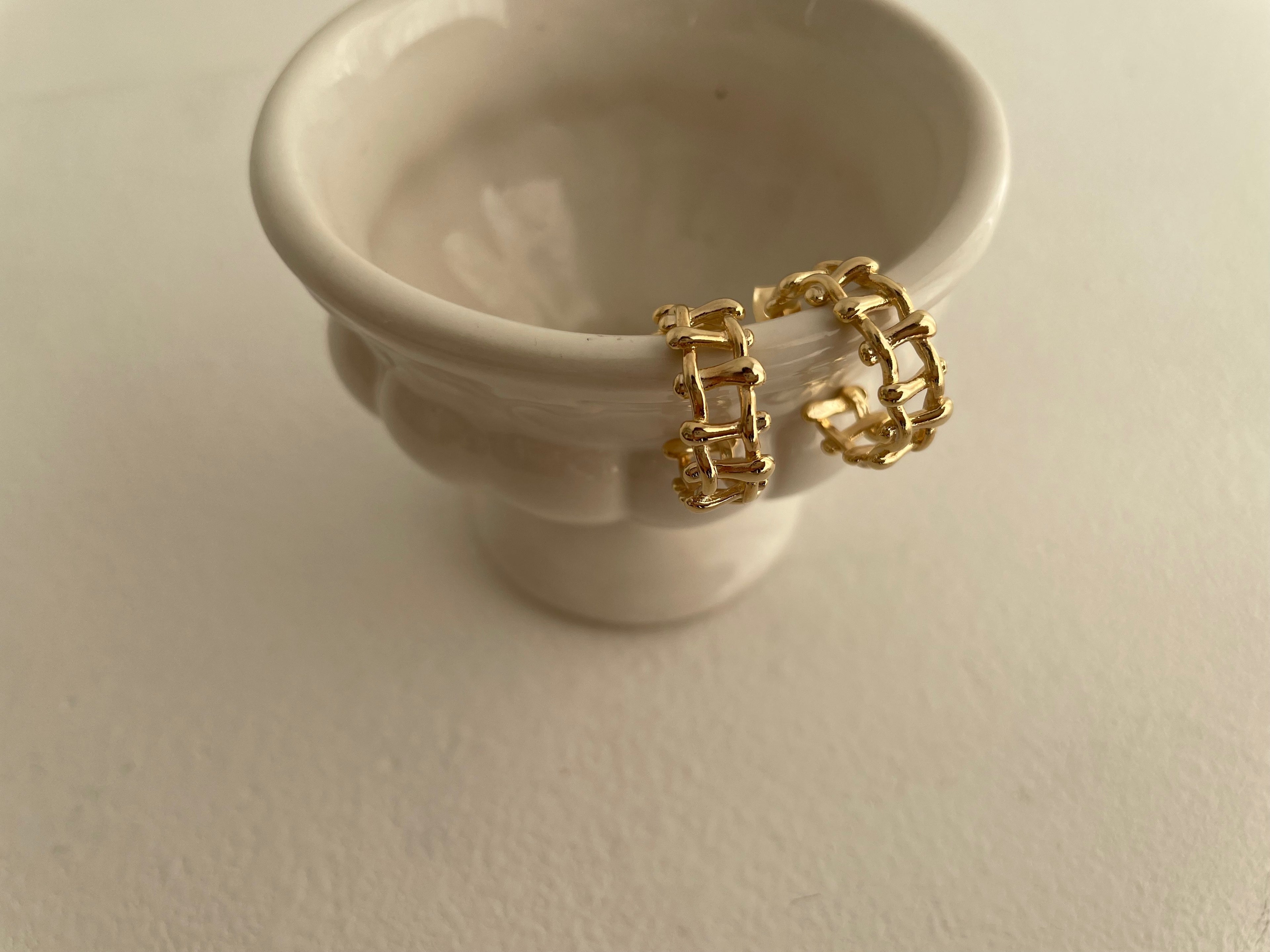 Ladder Hoop Earrings