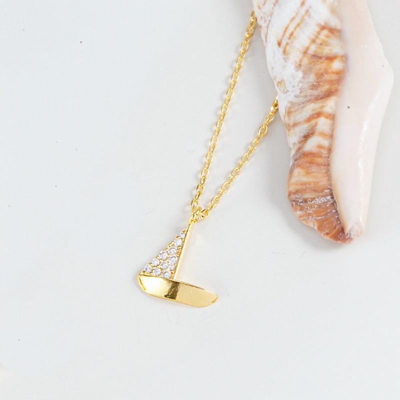 Nautical Sailboat Necklace