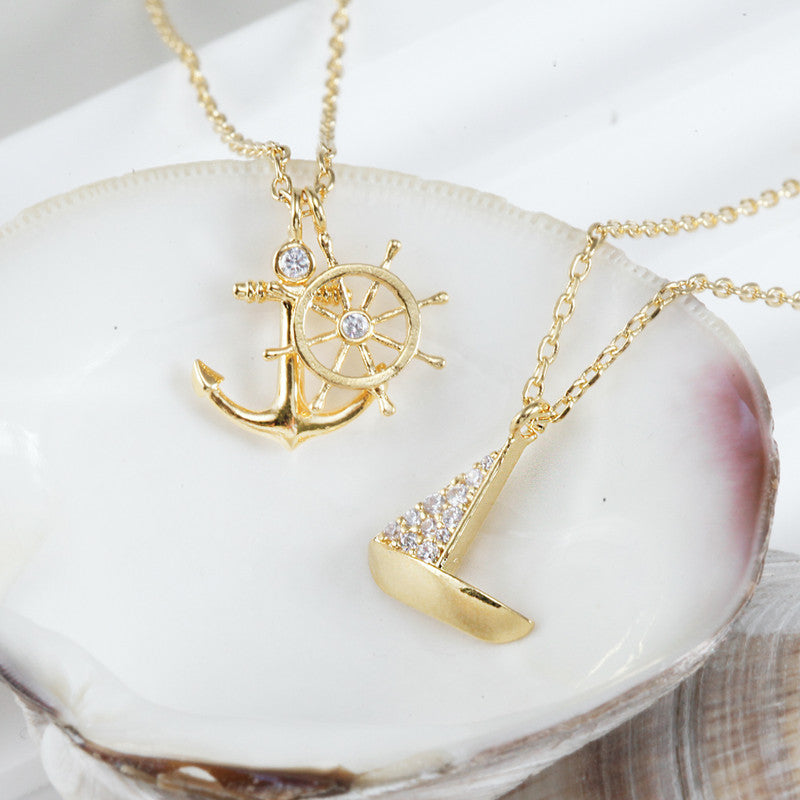 Nautical Sailboat Necklace