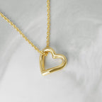 Open Heart Elsa Necklace