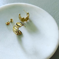 Thumbprint Mini Hoop Earrings