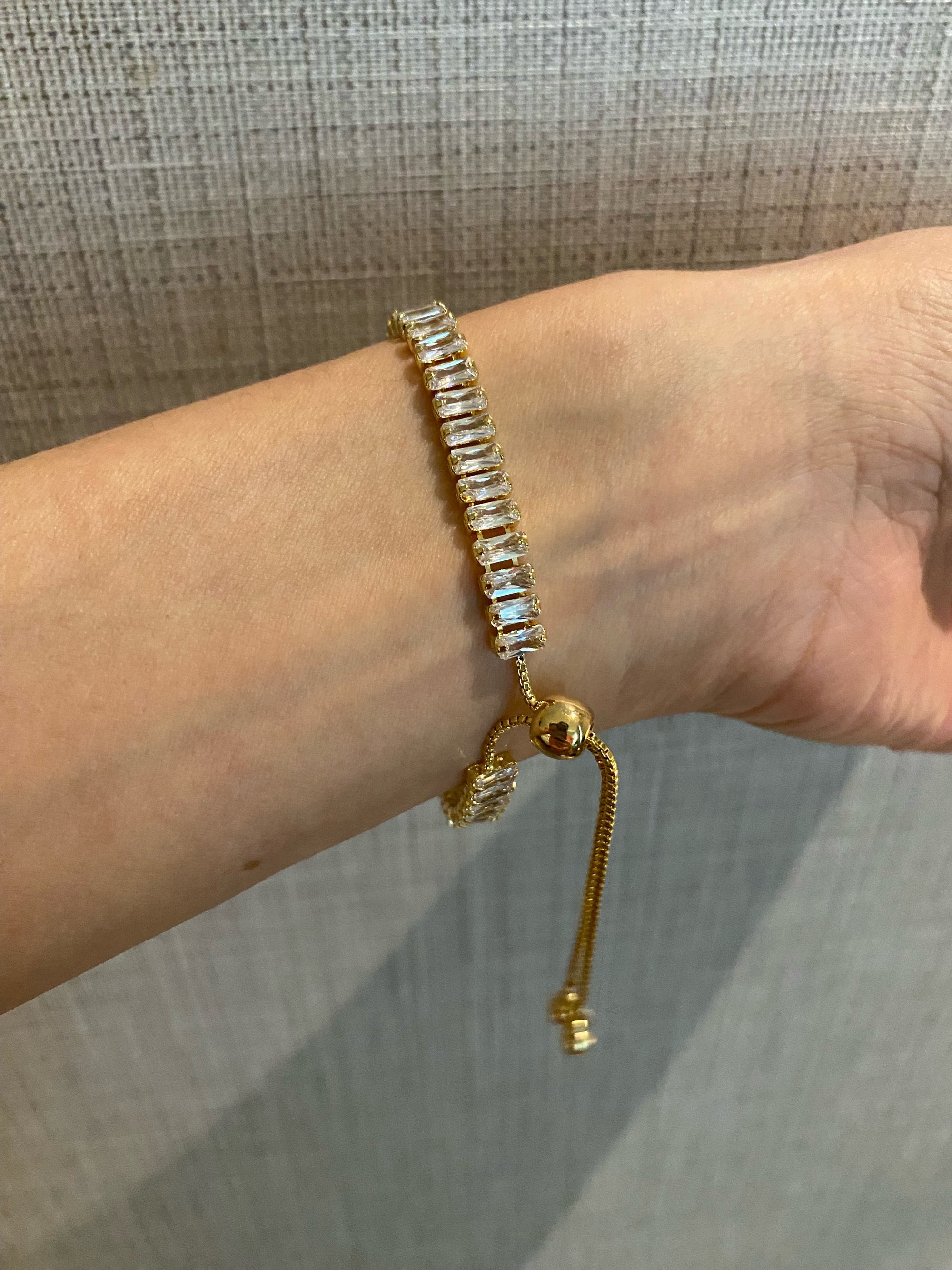Baguette Track Tennis Bracelet