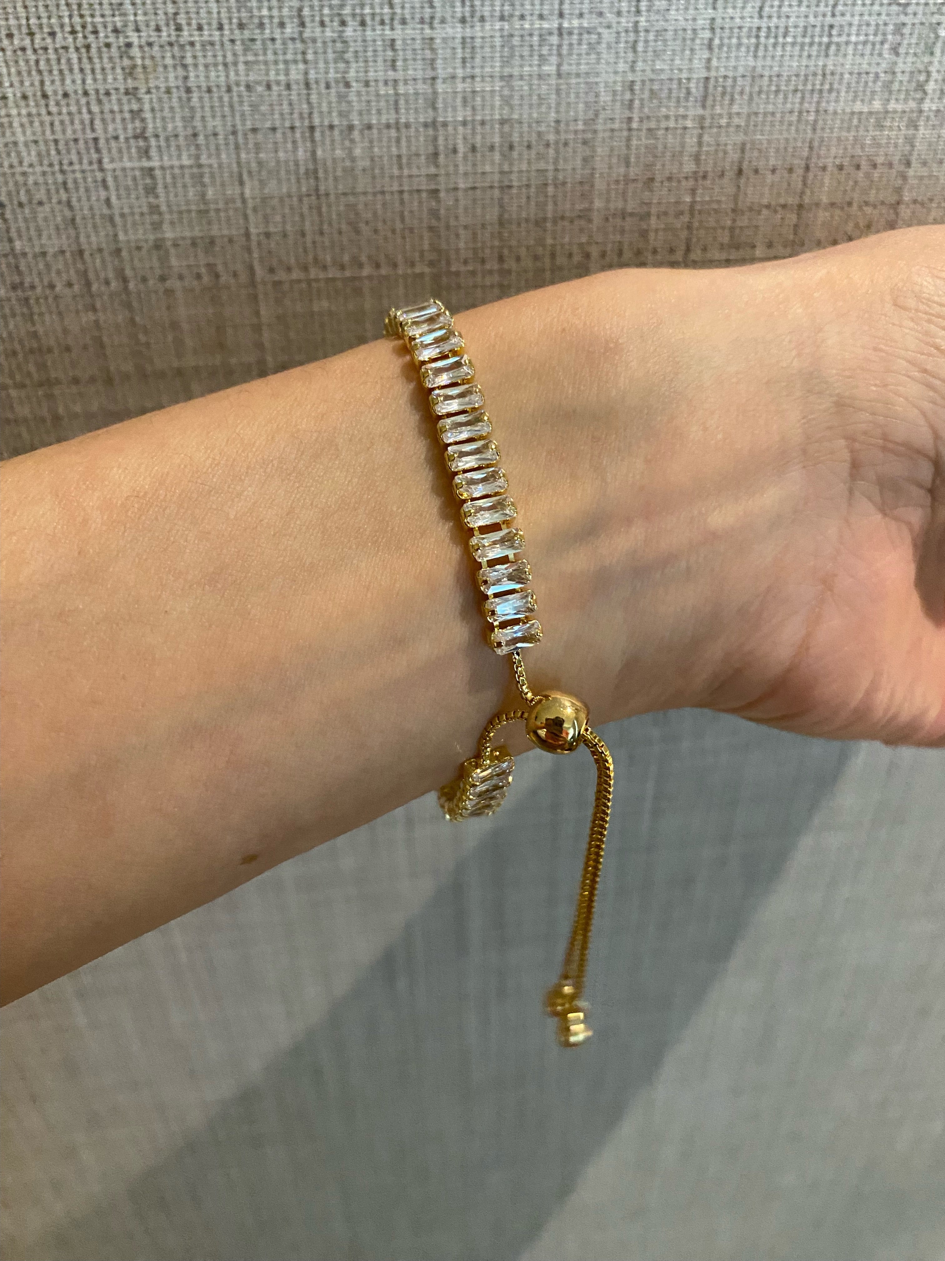 Baguette Track Tennis Bracelet