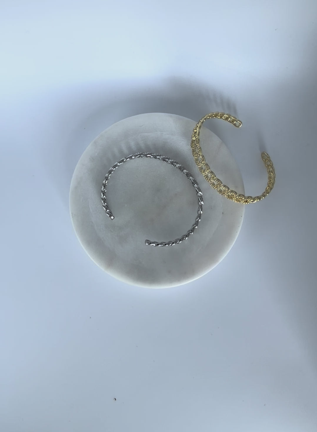 Chain Link CZ Cuff Bracelet