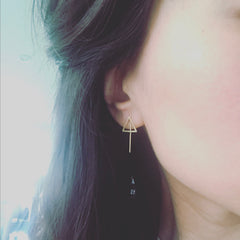 Triangle Stick Earrings