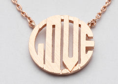 LOVE Circle Necklace