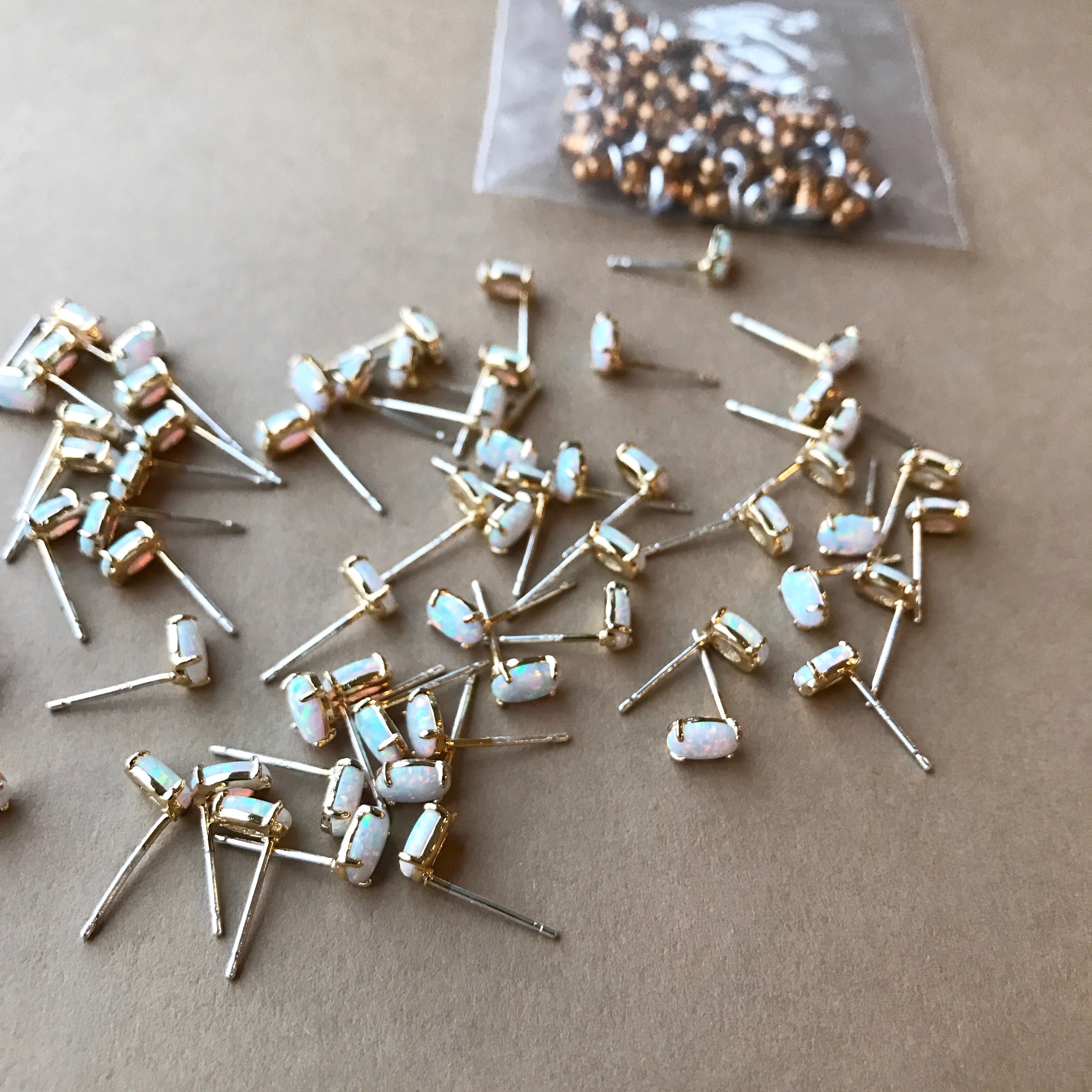 Opal: Oval Earrings