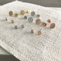 Front-Back: Double Disc Earrings