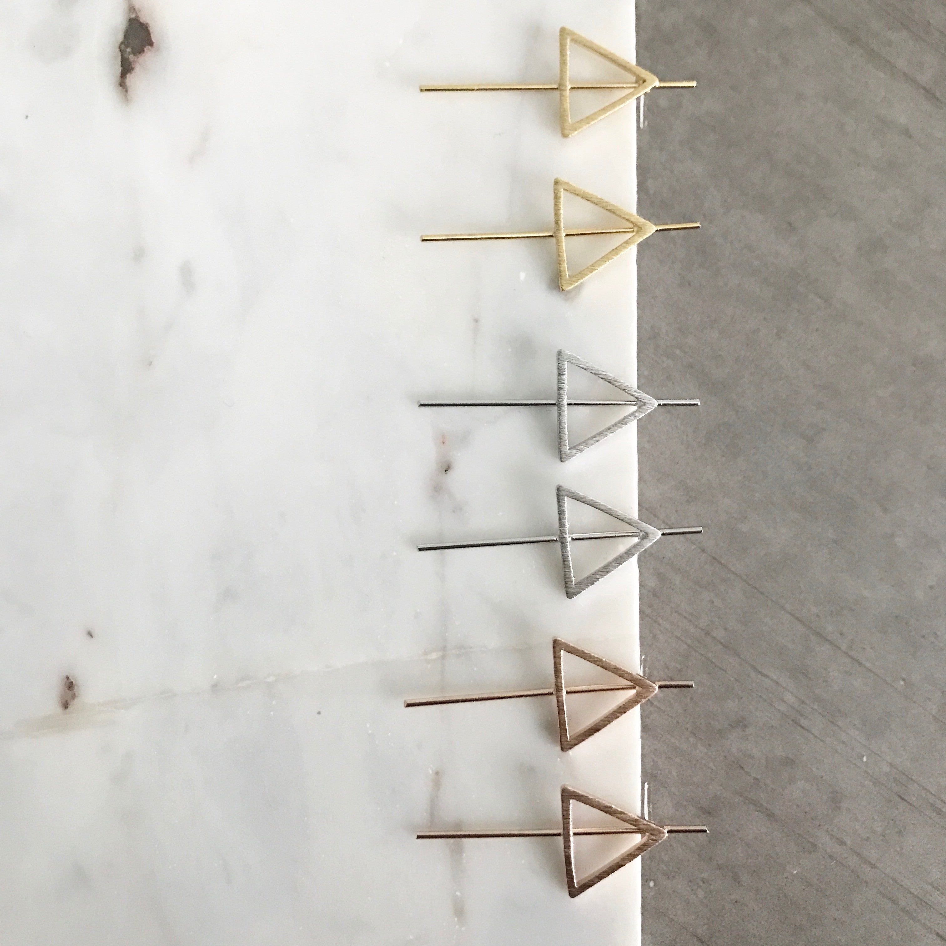 Triangle Stick Earrings