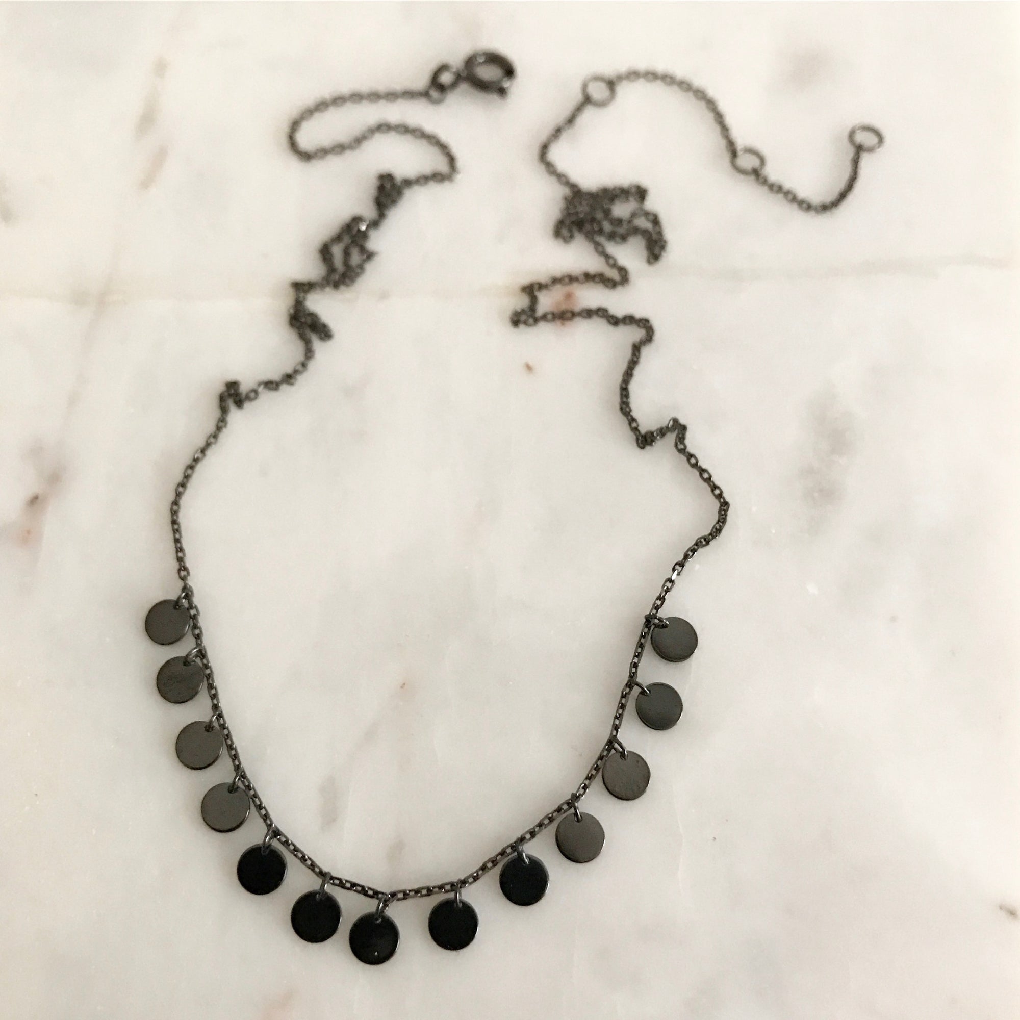 Disc Charm Necklace