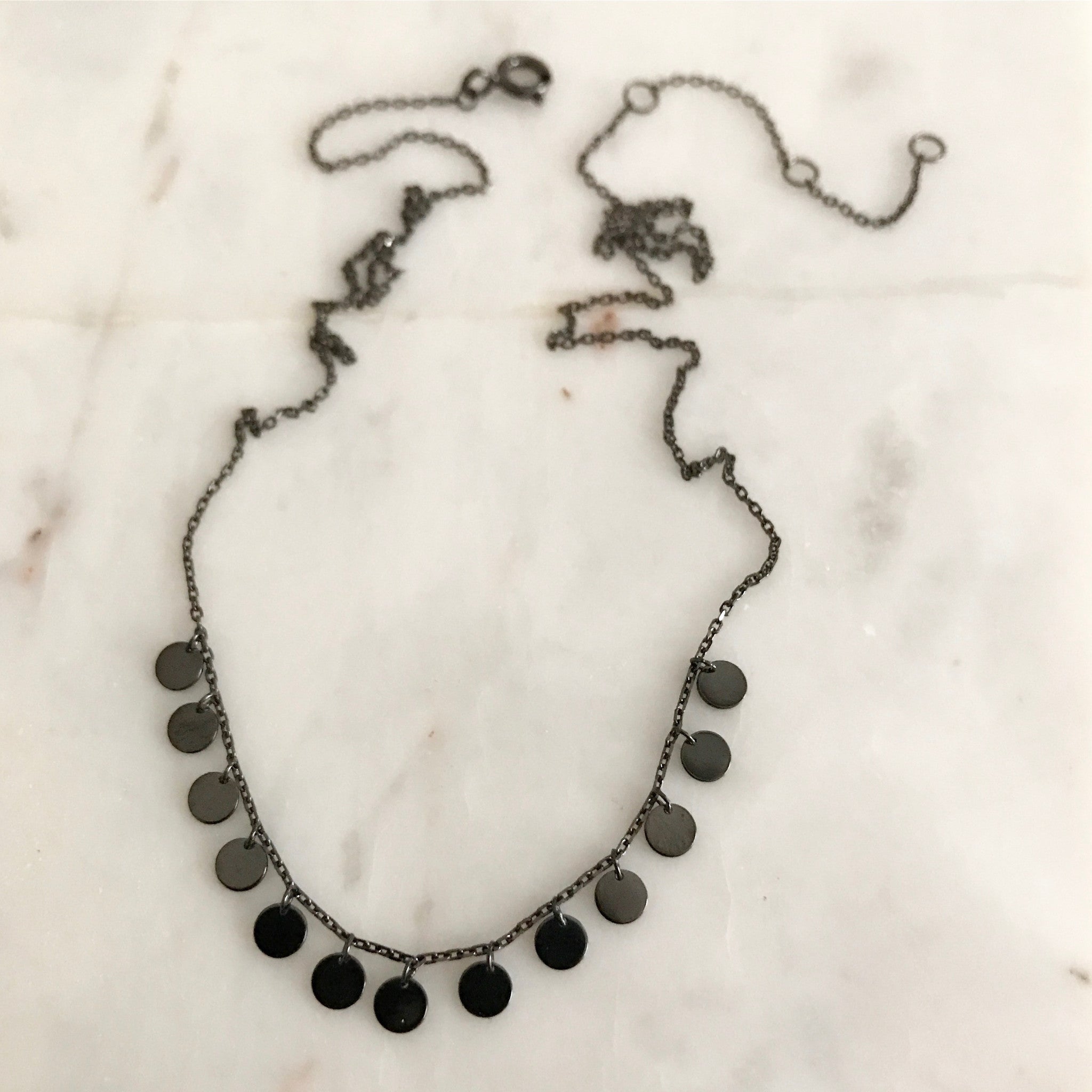 Disc Charm Necklace
