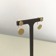 Front-Back: Double Disc Earrings