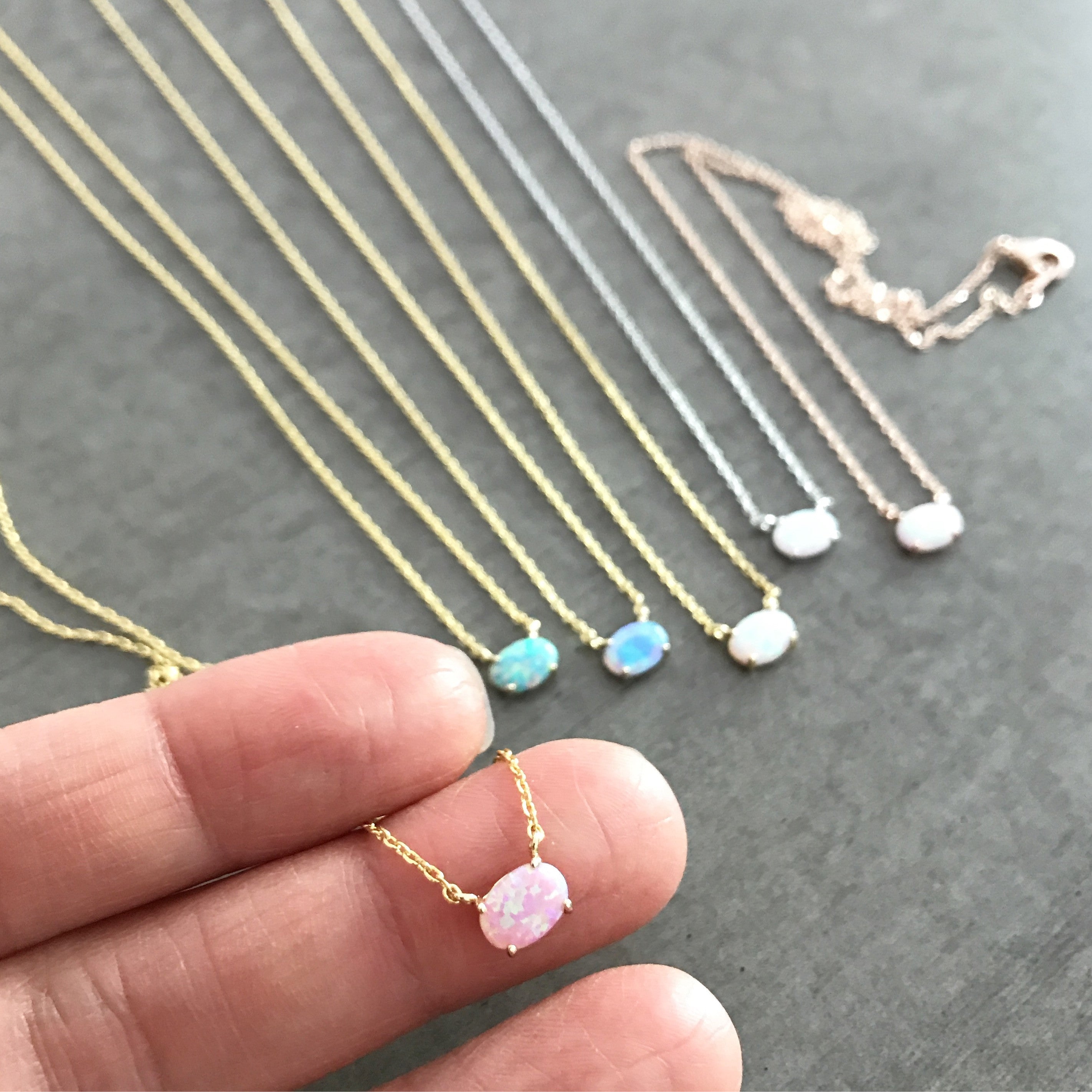 Opal: Oval Necklace