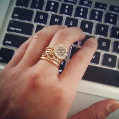 Flawless Disc Ring
