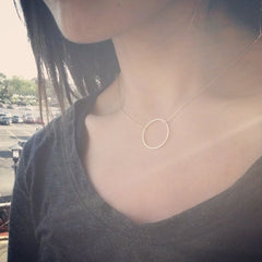 Oversized Circle Necklace