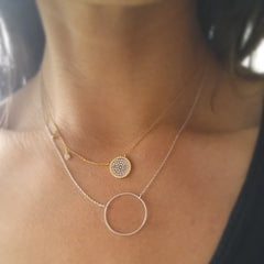 Oversized Circle Necklace